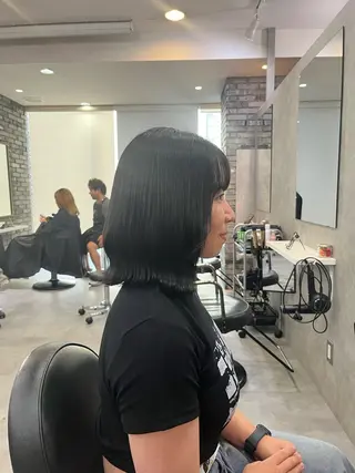 ショート 平尾/高宮/艶カラー /ハイライト/綜一郎のヘアスタイル