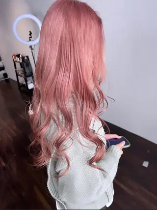 ロング カラー ヘアアレンジ 髪質改善/レイヤー 縮毛矯正/ケラチン耀のヘアスタイル