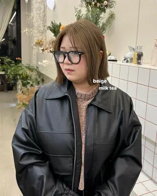 ミディアム カラー NIKO/名古屋/ 髪質改善/艶髪のヘアスタイル