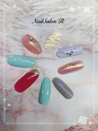 ネイル NailSalonR 宮里のネイルデザイン