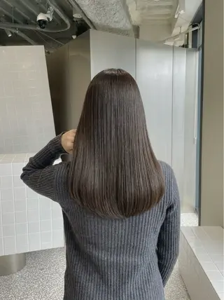 ミディアム カラー 梅田/艶カラー/ 髪質改善/イサミのヘアスタイル