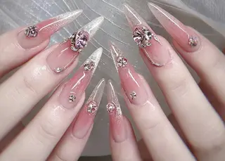 ネイル By moonネイル 🌷ワンホン/韓国風のネイルデザイン