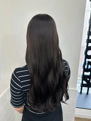 ロング カラー 美髪縮毛矯正🫧 艶カラー/スズカのヘアスタイル