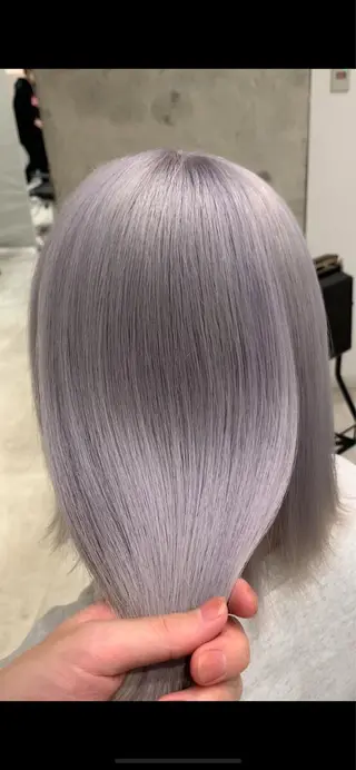 ロング カラー れい🫧 ハイトーン特化のヘアスタイル