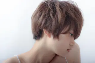 ショート ＆-HAIR佐藤 ゆいモデル募集中のヘアスタイル
