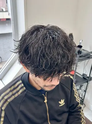 ショート パーマ メンズ 🏁メンズパーマ/ RYOYAのヘアスタイル