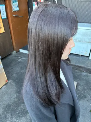 ロング カラー JowA✂︎ 目片夏実のヘアスタイル