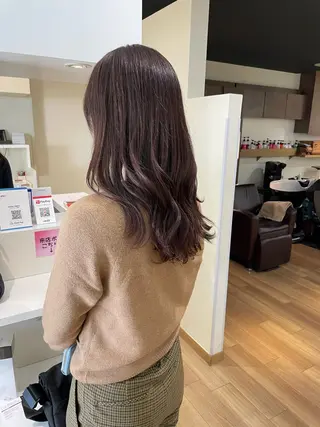 セミロング カラー 韓国レイヤー🎀/ 顔周り特化🎀/豊田のヘアスタイル