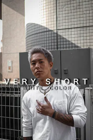 ショート カラー パーマ メンズ 💈men's💈 satoru中目黒のヘアスタイル