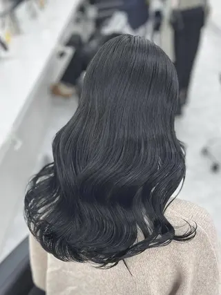 ロング カラー 髪質改善Ⅰ透明感 艶カラーⅠたつやのヘアスタイル