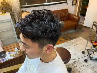 ショート パーマ メンズ LILIS hair designのヘアスタイル