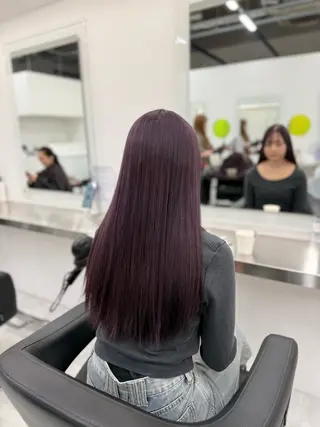 カラー 透ける透明感カラー 🎀anju/渋谷のヘアスタイル