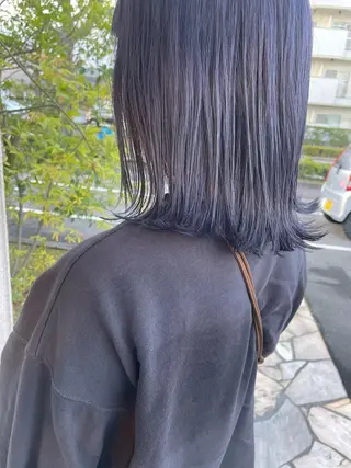 ミディアム カラー 💫レイヤーカット✨ 透明感カラー工藤雄大のヘアスタイル