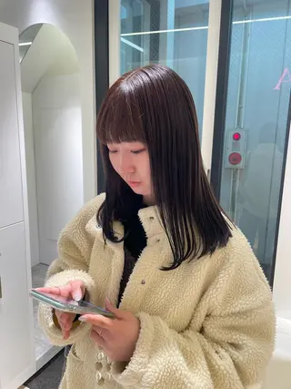 ミディアム カラー Parve Mix /頓宮 稚愛🤍のヘアスタイル