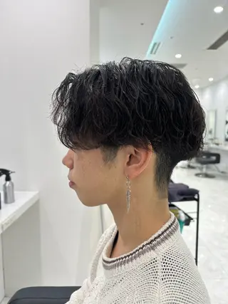ショート パーマ メンズ 🐺韓国風メンズ特化 あさひ🐺のヘアスタイル