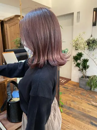ミディアム メンズ/パーマ /レディース髪質改善のヘアスタイル