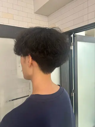 ショート パーマ メンズ ITbyALBUM藤沢店所属・IT by ALBUM立川のヘアスタイル