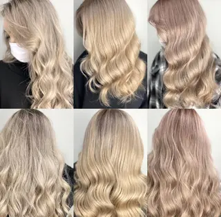 カラー ロング 🤍爆モテハイトーン 🤍ブリーチ特化🤍のヘアスタイル