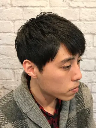 ショート メンズ お客様満足度NO.1 小林真弥のヘアスタイル