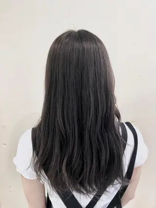 セミロング カラー パーマ ヘアアレンジ 【ツヤ髪美容師】 ツダケイスケのヘアスタイル
