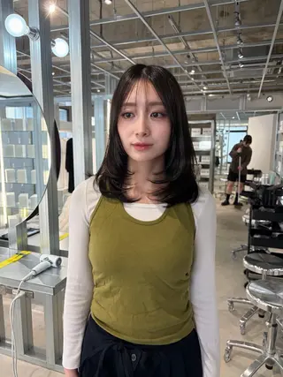 セミロング ダブルカラー/レイヤ ーカット 🤍ゆきなのヘアスタイル
