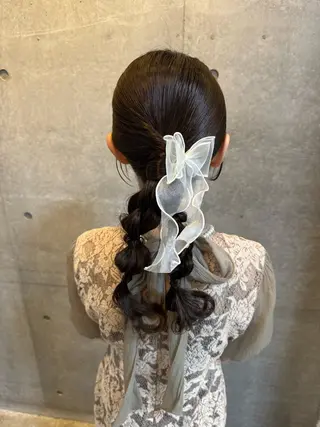 ヘアアレンジ 26日🙆‍♀️ 💐🤍理保のヘアスタイル