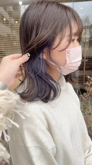 カラー 美髪✨艶髪✨髪質改善 カラー特化❣️二宮遥のヘアスタイル