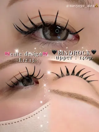 マツエク・マツパ NAVYeye / airaのマツエク・マツパデザイン