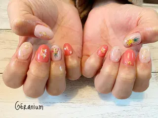 ネイル GéRanium Harukaのネイルデザイン