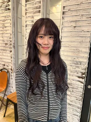 ロング カラー 脇田 光理のヘアスタイル