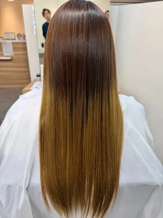 ロング 髪質改善/艶感カラー 田中 陵のヘアスタイル