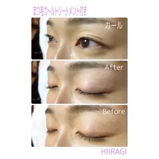 マツエク・マツパ 美容室 HIIRAGIのマツエク・マツパデザイン