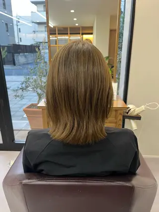 ミディアム カラー 【成増Serein】 中俣 愛梨のヘアスタイル