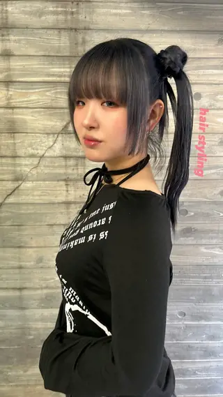 セミロング ヘアアレンジ la fith所属・rico_by ヘアとアイブロウの眉毛・アイブロウイメージ