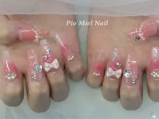 ネイル HANA 長さだしのネイルデザイン