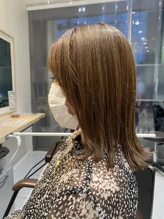 ミディアム パーマ/ボブ/ 佐々木翔のヘアスタイル