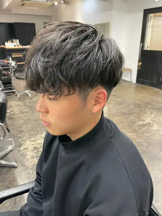 ショート メンズ メンズパーマ メンズ特化ryoのヘアスタイル
