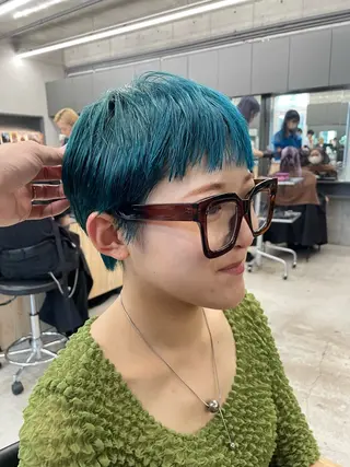 ショート カラー 🌈前田 潤 /ショート/レイヤーのヘアスタイル