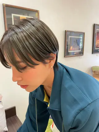 ショート コレットヘアー 田中アヤノのヘアスタイル