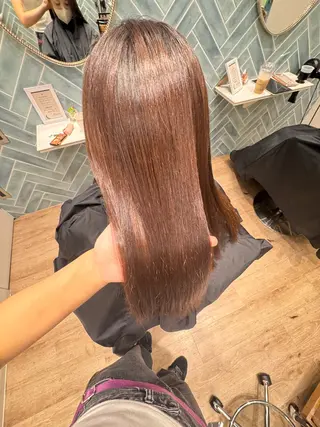 ロング 河添 麗菜のヘアスタイル