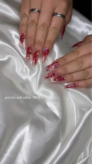 ネイル 𝐧𝐚𝐢𝐥 𝐌𝐢𝐖𝐢𝐢のネイルデザイン