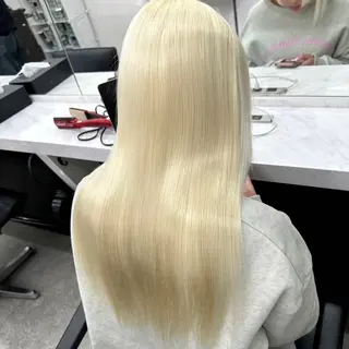 カラー 渋谷🎨ブリーチ特化 ×エクステ🎨レンのヘアスタイル