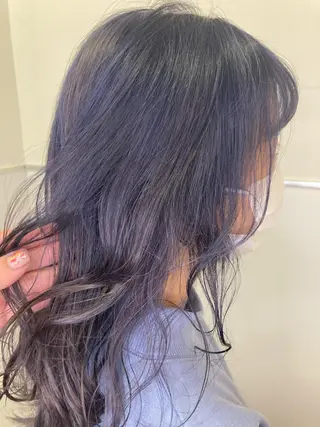 ロング カラー Yamamoto 半個室美容室zinaのヘアスタイル
