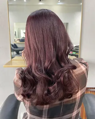 ロング カラー 【表参道】Ruri デジタルパーマのヘアスタイル