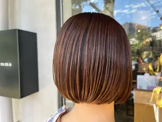 ミディアム 🩵FERIA 桃山台　足立あゆみのヘアスタイル