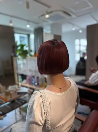 ショート カラー 檜山 知可子のヘアスタイル
