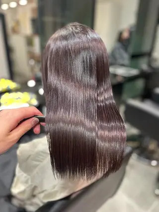 セミロング 美髪矯正 Rioのヘアスタイル