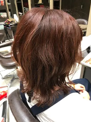 セミロング yui .のヘアスタイル