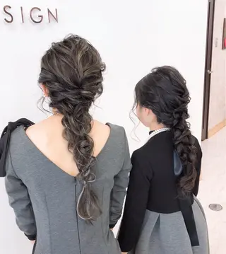 ヘアアレンジ 藤江 梨奈のヘアスタイル
