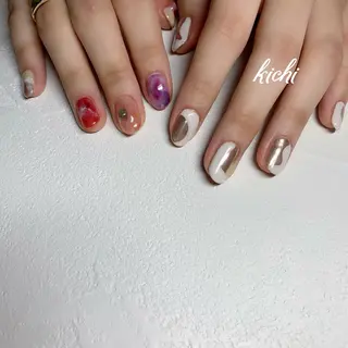 ネイル kichi･: *のネイルデザイン